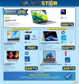 Volantino Euronics Pagina 35: Hp omnibook 5 flip x360 €649,99, Lenovo Notebook Ideapad Slim 3 €449,99