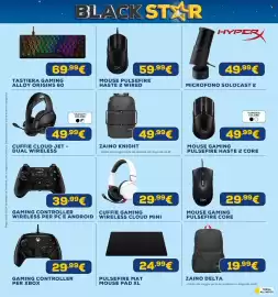Volantino Euronics Pagina 43: Zaino Knight €49,99, Cuffie Gaming Wireless Cloud Mini €29,99