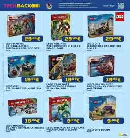 Volantino Euronics Pagina 46: Lego Ninjago Mech Missione di Cole e Drago Zane €29,99