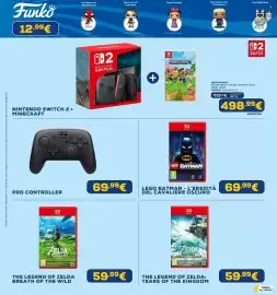 Volantino Euronics Pagina 49: Nintendo Switch Pro Controller €69,99, Lego Batman - L'eredità del cavaliere oscuro €69,99