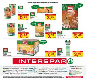 Volantino Interspar Pagina 8: Croccantini gatto S-BUDGET €3,15, Crocchette per cani S-BUDGET €5,49