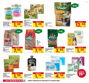Volantino Interspar Pagina 6: Crocchette per cane Ciuffi €12,90, Pasta precotta con ortaggi per cani Ciuffi €3,69