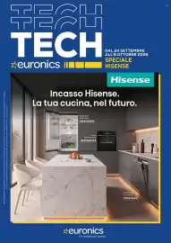 Volantino Euronics Pagina 1: Offerte valide dal 24 settembre all'8 ottobre 2026 nei Punti Vendita Euronics aderenti