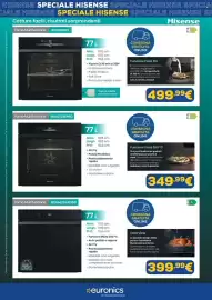 Volantino Euronics Pagina 3: Forno Multifunzione BSA66226ADBG €399,99, Forno Multifunzione Hisense €349,99