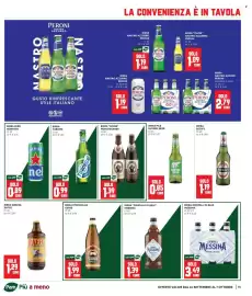 Volantino Panorama Pagina 15: Birra Ale Ceres €1,99, Birra Messina Cristalli di Sale €1,39