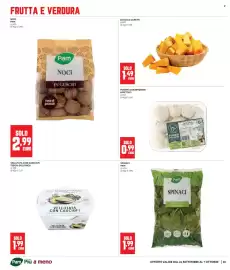 Volantino Panorama Pagina 26: Funghi champignon affettati €0,99, Spinaci Pam €1,99