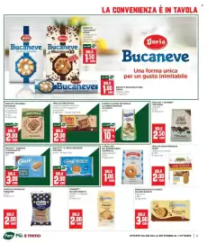 Volantino Panorama Pagina 3: Farina di Avena Integrale Le Farine Magiche, Frollini oro saiwa €2,00