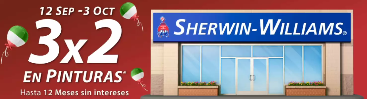 Sherwin Williams (válido hasta 3-10)