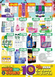 Catálogo Almacor semana 39 Página 8: Ayudín lavandina original €2.299,00, Vivere suavizante clásico vs fragancias €8.499,00