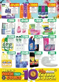 Catálogo Almacor semana 39 Página 8: Ayudín lavandina original €2.299,00, Vivere suavizante clásico vs fragancias €8.499,00
