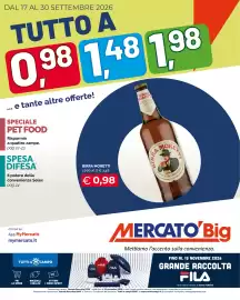 Volantino Mercatò Big Pagina 1: Birra Moretti €0,98