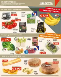 Volantino Mercatò Big Pagina 13: Torta crema cioccolato nostra produzione Mercato €17,90, Cannolo siciliano €1,39