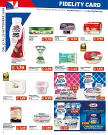 Volantino Mercatò Big Pagina 14: Mozzarella di bufala DOP Ponte Reale €2,59, Tomini naturali lungo €1,99