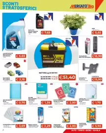 Volantino Mercatò Big Pagina 25: Maxi quaderno Selex €0,70, Blocco rinforzato Quablock Pigna €2,90