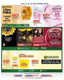Volantino Mercatò Big Pagina 1: GARNIER Ultra Dolce Capelli più nutriti* *TEST STRUMENTALI €1,89 LINEA PER CAPELLI ULTRA