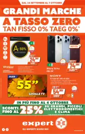 Volantino Expert Di Lella Pagina 1: Lavatrice Whirlpool €499,00, IPhone 18 Pro €1.489,90