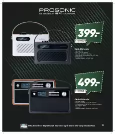 Bilka tilbudsavis Side 15: Prosonic DAB-600 radio €499,00, Prosonic DAB-300 radio €399,00