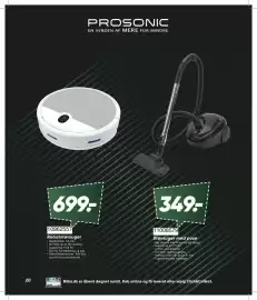 Bilka tilbudsavis Side 20: Robotstøvsuger €699,00, Støvsuger med pose €349,00