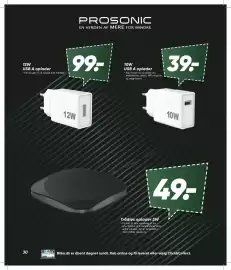 Bilka tilbudsavis Side 30: Prosonic 12W USB A oplader €99,00
