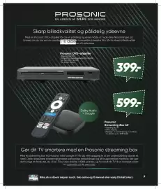 Bilka tilbudsavis Side 9: Prosonic DVD-afspiller €399,00, Prosonic Streaming Box 4K €599,00