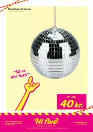 Hi five tilbudsavis uge 39 Side 8: Diskolampe Ø. 15 cm €40,00