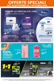 Volantino Eurospesa Pagina 14: Lifting Venus crema anti rughe elasticizzante €6,89, Gillette Ventus Rasoio spa breeze €7,79