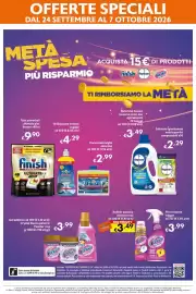 Volantino Eurospesa Pagina 17: Vanish Oxi Action €3,99, Finish brillasciuga €4,29