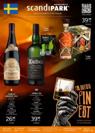 Scandinavian Park reklamblad Sida 1: Tommasi Amarone 2022 €26,69, Ardbeg Ten €39,99
