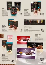 Scandinavian Park reklamblad Sida 18: Chokoladetröfler €68,00, Baileys chokolade €1,99