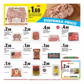 Volantino Sì con te Supermercati Pagina 11: Prosciutto cotto prelibato Villani €4,99, Wüberone L'Originale €1,69