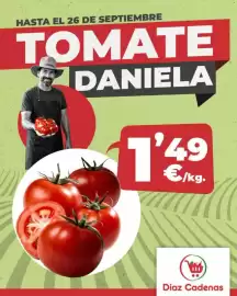 Folleto Díaz Cadenas Página 1: Tomate daniela €1,49