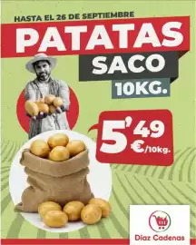 Folleto Díaz Cadenas Página 3: Díaz - patatas saco €5,49