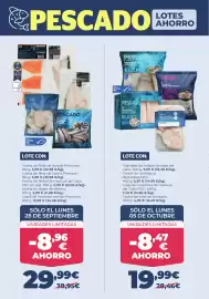 Catálogo La Sirena Página 10: Pescado blancos €19,99, Mescado filets d'anxova €29,99
