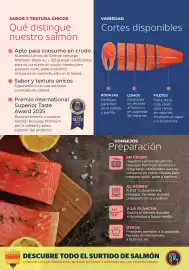 Catálogo La Sirena Página 3: SABOR Y TEXTURA ÚNICOS Qué distingue nuestro salmón Apto para consumo en crudo Nuestros Lomos