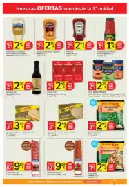 Catálogo Consum Página 10: Heinz salsa spicy chicken popeyes €2,15, Findus guisantes finos €2,99