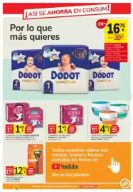 Catálogo Consum Página 21: Ausonia compresas con alas €1,49, Ausonia compresas con alas super €1,49