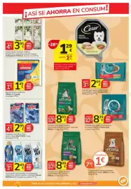 Catálogo Consum Página 23: Vileda bayeta suave multiusos €1,49, Vernel suavizante concentrado aromaterapia €2,49