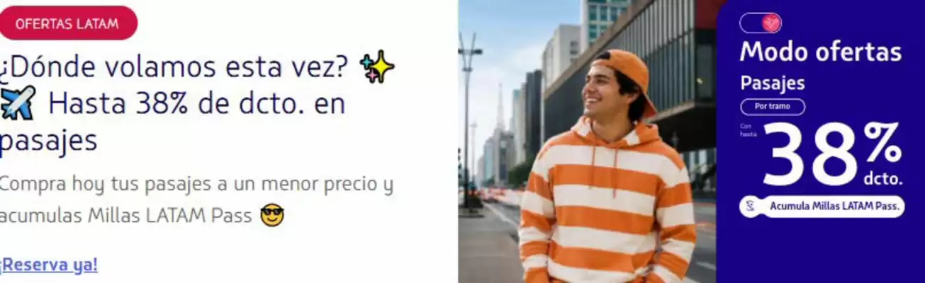 Latam Airlines (válido hasta 26-10)