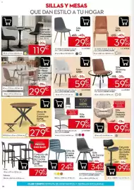 Catálogo Conforama Página 10: Kristel conjunto de mesa de comedor + 4 sillas €299,00, Silla PIA €29,99