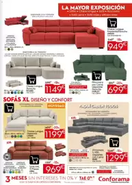 Catálogo Conforama Página 3: Lenus Chaise Longue Izquierda €1.199,00, Chaise Longue Derecha ROUND €1.149,00