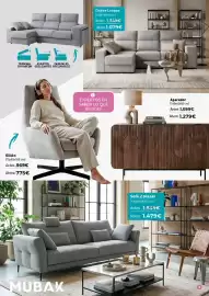 Folleto Mubak Página 3: TERMINAL ASIENTOS CABEZALES CON ARCÓN DESLIZANTES RECLINABLES Sillón (74x83x 105 cm) Antes 969€
