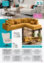 Folleto Mubak Página 4: Mubak Chaise Longue €2.479,00