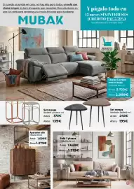 Folleto Mubak Página 7: Aparador alto €1.279,00, Set mesas €139,00