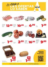 Folleto Alimerka Página 2: Secreto de cerdo iberico €10,95, Tomate €2,95