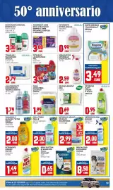 Volantino Kanguro Pagina 19: Detersivo liquido spuma di sciampagna Marsiglia €2,99, Spugne abrasive Pam €0,69