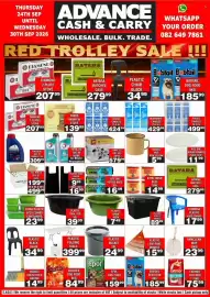 Advance Cash n Carry catalogue week 39 Page 9: ENAMEL MUG 8CM YELLOW €5,99, PLASTIC BAGS BLACK MIDI 100's €16,99
