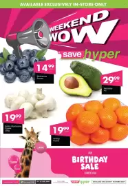 Save catalogue Page 1: Avocados 4's €29,99, Orange Pocket €19,99