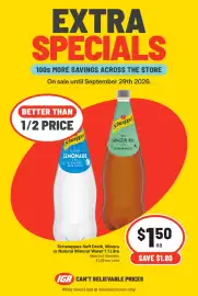 Supa Valu catalogue week 39 Page 4: Schweppes Soft Drink, Mixers or Natural Mineral Water €1,50