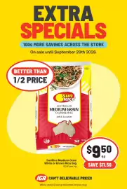 Supa Valu catalogue week 39 Page 6: SunRice Medium Grain Calrose Rice €9,50