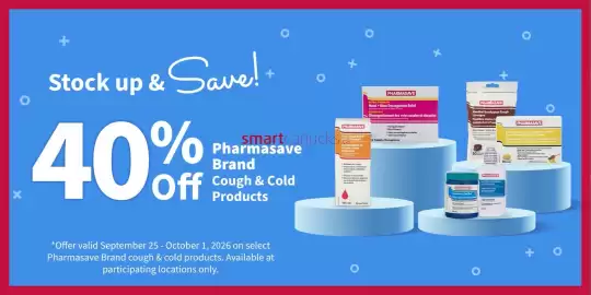 Pharmasave flyer week 39 Page 5: Pharmasave Brand Cough & Cold Products
